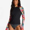 Promo 😉 Billabong Islands Away Long Sleeve UPF 50 Rashguard MULTI 🥰