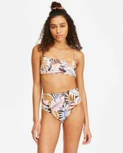 Coupon 👏 Billabong Postcards From Paradise Reversible Bralette 👙 Bikini Top MULTI 🧨 -Womens-Collection-Adventure-Division Sales abjx300461 billabongw mul frt1 1