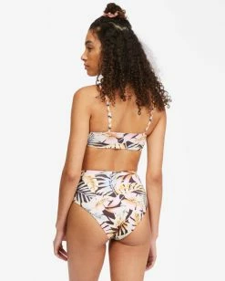 Hot Sale 🎉 Billabong Postcards From Paradise High Retro Reversible High-Waisted 👙 Bikini Bottoms MULTI 😉 -Womens-Collection-Adventure-Division Sales abjx400436 billabongw mul bck1 1