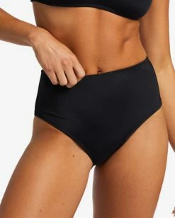 Best deal ⭐ Billabong A/Div Medium 👙 Bikini Bottoms WILD ROSE ✔️ -Womens-Collection-Adventure-Division Sales abjx400465 billabongw blk dtl1 1