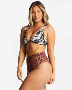 Outlet 👏 Billabong Spotted In Paradise Hi Retro Reversible High Leg 👙 Bikini Bottoms MULTI ✨ -Womens-Collection-Adventure-Division Sales abjx400745 billabongw mul sd1 1