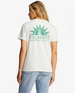 New 😉 Billabong A/Div Tee Short Sleeve UPF 50 T-Shirt SALT CRYSTAL ⭐ -Womens-Collection-Adventure-Division Sales abjzt00620 billabongw wcl0 bck1 1