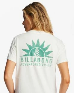 New 😉 Billabong A/Div Tee Short Sleeve UPF 50 T-Shirt SALT CRYSTAL ⭐ -Womens-Collection-Adventure-Division Sales abjzt00620 billabongw wcl0 dtl2 1
