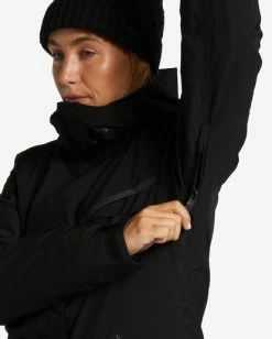 Cheapest 🤩 Billabong A/Div Eclipse 15K Insulated Snow Jacket SCARLET ❤️ -Womens-Collection-Adventure-Division Sales ebjtj00116 billabongw blk dtl3 1