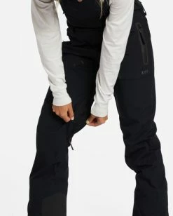 Promo 🔔 Billabong A/Div Drifter STX 45K Shell Bib Snow Pants BLACK 👏 -Womens-Collection-Adventure-Division Sales ebjtp00109 billabongw blk dtl3 1