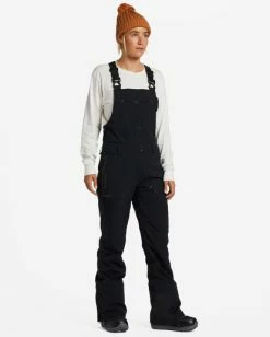 Promo 🔔 Billabong A/Div Drifter STX 45K Shell Bib Snow Pants BLACK 👏 -Womens-Collection-Adventure-Division Sales ebjtp00109 billabongw blk sd1 1