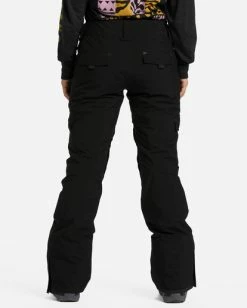 Best Sale 🧨 Billabong A/Div Nela 45K Insulated Snow Pants SCARLET ⭐ -Womens-Collection-Adventure-Division Sales ebjtp00110 billabongw blk bck1 1