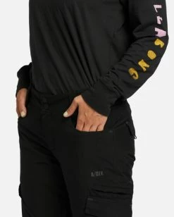 Best Sale 🧨 Billabong A/Div Nela 45K Insulated Snow Pants SCARLET ⭐ -Womens-Collection-Adventure-Division Sales ebjtp00110 billabongw blk dtl2 1