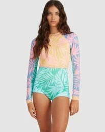Cheapest 👍 Billabong Mystic Beach Long Sleeve 🩱 Swimsuit MULTI 🛒